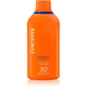 Lancaster Sun Beauty Comfort Milk SPF50 400 ml opaľovací prípravok na telo unisex