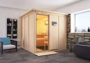 Interiérová fínska sauna 196 x 196 cm Dekorhome #1611259