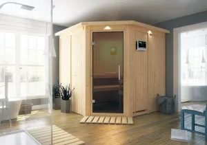 Interiérová fínska sauna 196 x 196 cm Dekorhome #1611260