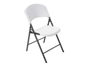 Skladacia stolička biela / čierna Dekorhome #1611043