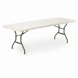 Skladací stôl 244 cm biela / čierna Dekorhome #790696