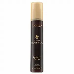 L’ANZA Keratin Healing Oil Defrizz Cream uhladzujúci krém pre ľahké rozčesávanie vlasov 140 ml