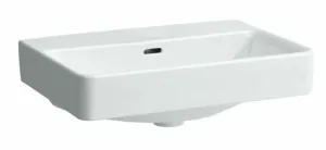 Laufen Pro S - Umývadlo Compact, 550 mm x 380 mm, bez otvoru na batériu, biela H8189580001091