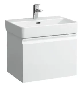 Kúpeľňová skrinka pod umývadlo Laufen Pro Nordic 52x37,2x37,2 cm biela lesk 8302.8.095.464.1