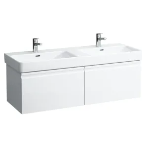 Kúpeľňová skrinka pod umývadlo Laufen PRO S 125,8x39,2x45 cm grafit H4835720964801