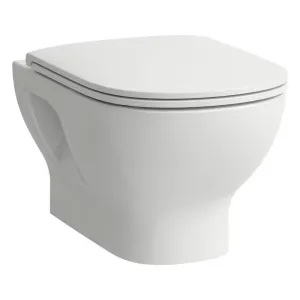 Laufen Lua - Závesné WC rimless pack, hlboké splachovanie, sedadlo s poklopom, so spomalovacím sklápacím systémomH8660810000001 #7282570