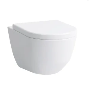 Laufen Pro - Závesné WC Compact, 490x360 mm, Rimless, biela H8209650000001