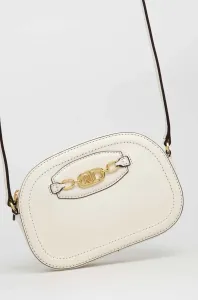 Kožená kabelka Lauren Ralph Lauren béžová farba #4243601