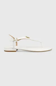 Kožené sandále Lauren Ralph Lauren Ellington dámske, biela farba, 802874355008 #8701505
