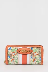 Peňaženka Lauren Ralph Lauren dámsky, oranžová farba