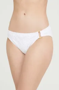 Plavkové nohavičky Lauren Ralph Lauren biela farba #9021713
