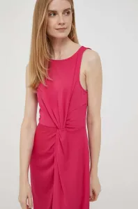 Šaty Lauren Ralph Lauren ružová farba, mini, priliehavá #9260561