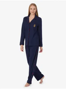 Pyžamká pre ženy Lauren Ralph Lauren - tmavomodrá #5574592