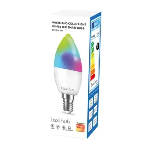 Laxihub 2x Smart inteligentná žiarovka 4.5W E14, RGB (LAE14S2)