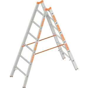 Stojací rebrík s priečkami Layher