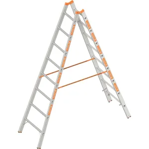 Stojací rebrík s priečkami Layher