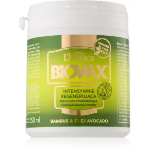 L’biotica Biovax Bamboo & Avocado Oil regeneračná maska na vlasy 250 ml #875553