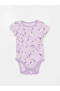 LC Waikiki Crew Neck Printed Baby Girl Body With Snap Fastener 2-Piece #7404625