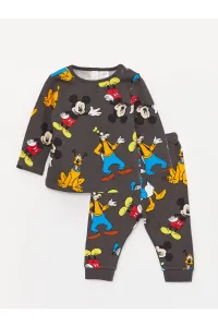 LC Waikiki Crew Neck Disney Printed Baby Boy Pajamas Set