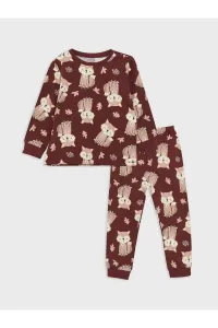 LC Waikiki Crew Neck Long Sleeve Baby Boy Pajamas Set