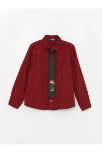 LC Waikiki Boy's Christmas Themed Long Sleeve Shirt & Tie #8553948