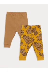 LC Waikiki Baby Boy Tracksuit Bottom with Elastic Waist, Pack of 2 #8666646