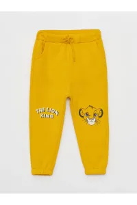 LC Waikiki The Lion King Printed Baby Boy Tracksuit Bottoms with Elastic Waist