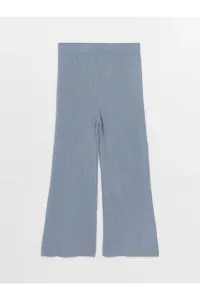 LC Waikiki Dámske rovné pletené nohavice s elastickým pásom