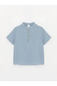 LC Waikiki Big Collar Short Sleeve Basic Baby Boy Shirt #8973902