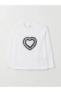 LC Waikiki Crew Neck Embroidered Long Sleeve Girls' T-Shirt