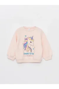 LC Waikiki Crew Neck Long Sleeve Printed Baby Girl Sweatshirt #8889722