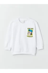 LC Waikiki Crew Neck Long Sleeve Printed Baby Boy Sweatshirt