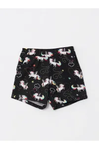 LC Waikiki Girls' Elastic Waist Patterned Shorts #9596144