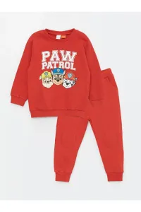 LC Waikiki Crew Neck Paw Patrol Printed Baby Boy Sweatshirt and Tracksuit Bottom 2-Pack #8965132