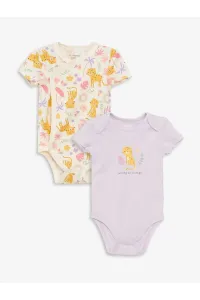 LC Waikiki Strapless Cotton Baby Girl Body With Snap Buttons. Pack of 2