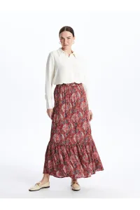 LC Waikiki Comfortable Pattern Patterned Women's Skirt with Elastic Waist