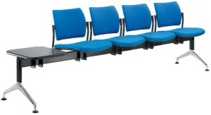LD SEATING lavice DREAM 140-4T-N1, podnož čierna, se stolkem