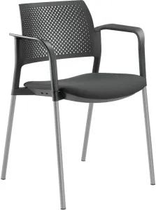 LD SEATING konferenčná stolička DREAM+100BL-N2,BR, kostra šedá