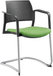 LD SEATING konferenčná stolička DREAM+ 101BL-Z-N4,BR, kostra chrom