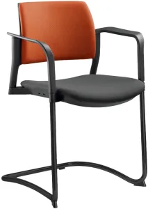 LD SEATING konferenčná stolička DREAM+ 104BL-Z-N1,BR, kostra čierna