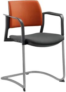 LD SEATING konferenčná stolička DREAM+ 104BL-Z-N2,BR, kostra šedá