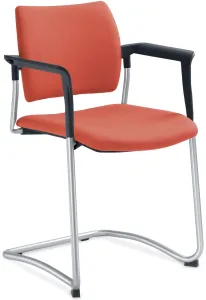LD SEATING konferenčná stolička DREAM 130-Z-N2,BR, kostra šedá
