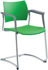 LD SEATING konferenčná stolička DREAM 131-Z-N4,BR kostra chrom