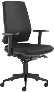 LD SEATING Kancelárska stolička STREAM 280-SYS, posuv sedadla, čierna skladová