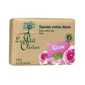 Le Petit Olivier Extra jemné mydlo Ruža (Extra Mild Soap) 100 g