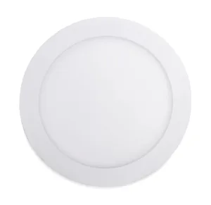 LED Solution Biely vstavaný LED panel guľatý 90mm 3W Economy Farba svetla: Denná biela 7856