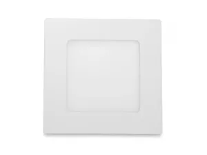LED Solution Biely vstavaný LED panel hranatý 90 x 90mm 3W Economy Farba svetla: Denná biela 10478