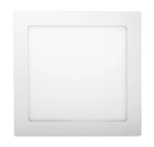 LED Solution Biely vstavaný LED panel hranatý 225 x 225mm 18W Farba svetla: Denná biela 191096