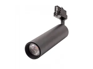 LED Solution Čierny lištový LED reflektor 7W 3F Premium Farba svetla: Denná biela 354