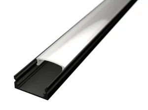 LED Solution Nástenný profil pre LED pásiky N3 čierny Vyberte variantu a dĺžku: Profil bez difúzora 2m